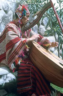 Instrument Prints: Lute Player