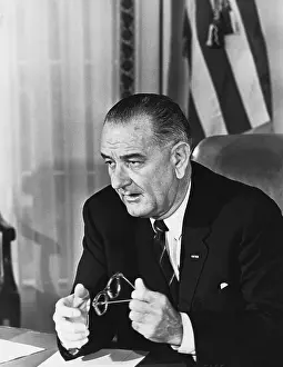 Famous People Prints: Lyndon B. Johnson, 36th U.S. President