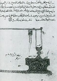 Arab Prints: Machinery of War, Trebuchet, 12th Century