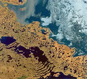 Earth Prints: Mackenzie River, Canada