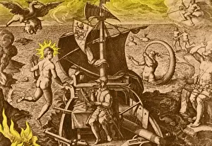 Setting Prints: Magellan Setting Out to Sea, 1519