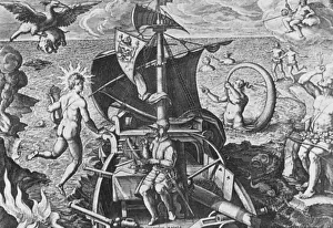 Setting Prints: Magellan Setting Out to Sea, 1519