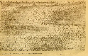 Document Prints: Magna Carta, 1215