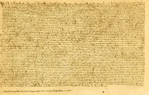 Document Prints: Magna Carta, 1215