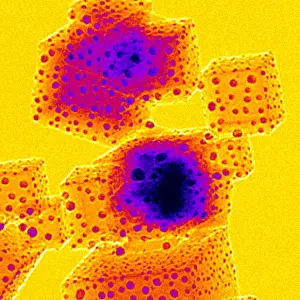 Particles Prints: Magnesium Oxide Dice, 3D, STEM