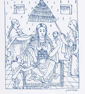 Codex Prints: Mama Coya, Incan Empress