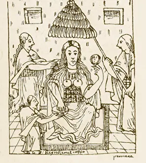 Codex Prints: Mama Coya, Incan Empress