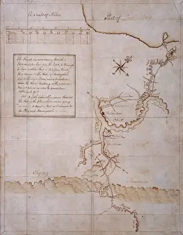 George Prints: Map by General George Washington, 1753-54
