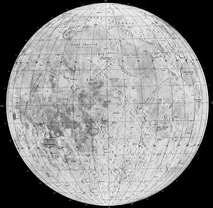 Surface Prints: Map of Moon