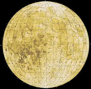 Surface Prints: Map of Moon