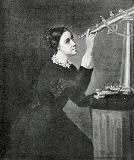 Mitchell Prints: Maria Mitchell, American Astronomer