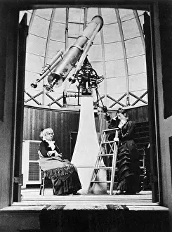 Hall Prints: Maria Mitchell, American Astronomer
