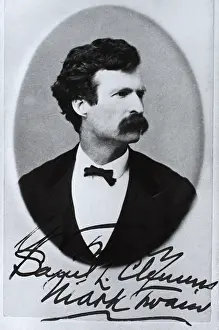 Mark Prints: Mark Twain, American Author and Humorist