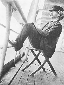 Literature Prints: Mark Twain, American Author and Humorist