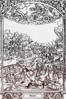 Pantheon Prints: Mars, Roman God of War