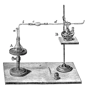 Hydrogen Prints: Marsh Test Apparatus, 1867