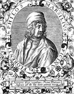 Middles Prints: Marsilio Ficino, Italian Humanist Philosopher