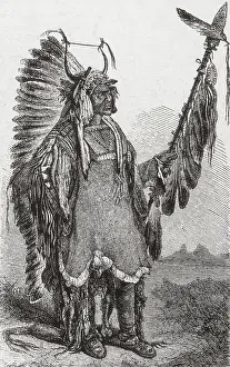 1800s Prints: Mato-tope, Mandan Chief