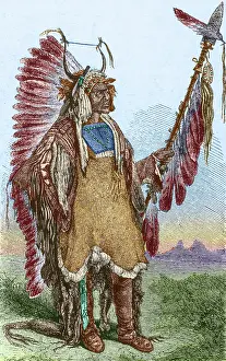 1800s Prints: Mato-tope, Mandan Chief