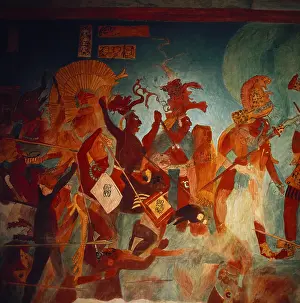 Ancient Prints: Maya Fresco at Bonampak