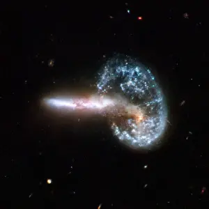 : Mayalls Object Arp 148, Galaxy Collision, Astronomy