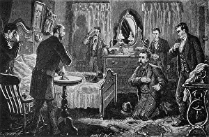 Organized Prints: McParlan Initiated Into the Molly Maguires, 1874