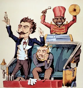 Vintage Nostalgia Prints: Medical Charlatan Selling Quack Cures