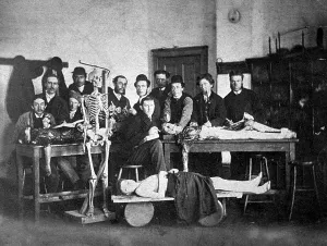 School Prints: Medical Students and Cadavers, 1910s