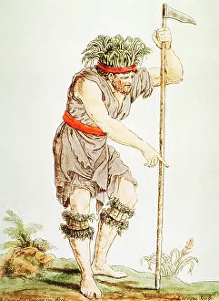 Tribe Prints: Medicine Man, Tierra del Fuego, 18th Century