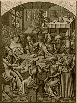 14th Prints: Medieval Accountants, 1466