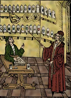 Medical Prints: Medieval Italian Pharmacy