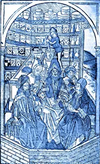 Medical Prints: Medieval Pharmacy