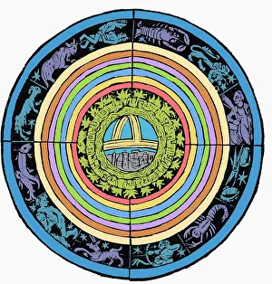 Celestial Prints: Medieval Zodiac