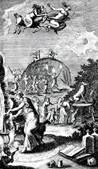 Dancing Prints: Meeting of Witches, Demons, and Enchanted Beasts, 1693