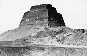 Archeology Prints: Meidum Pyramid, 1879