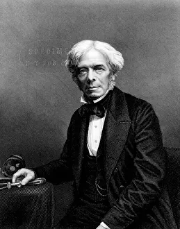 Michael Prints: Michael Faraday, English Physicist
