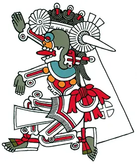Primitive Prints: Mictlantecuhtli, Aztec God of Death, 15th century