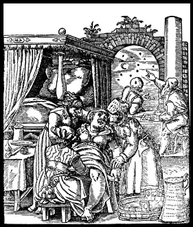 Pseudoscience Prints: Midwifery and Astrology, 1580