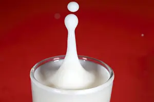 Mixed Science Images Prints: Milk Splash