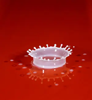 Mixed Science Images Prints: Milk Splash