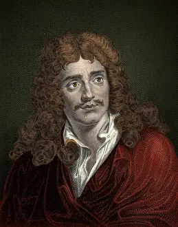 Actor Prints: Moliere, French Playwright and Actor