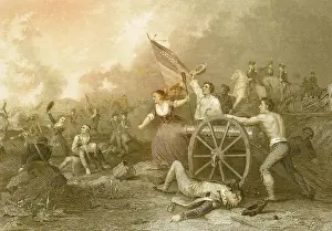 Pitcher Prints: Molly Pitcher at the Battle of Monmouth, 1778