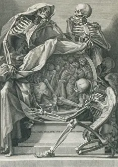 Macabre Prints: Momento Mori or Danse Macabre, Death Reminder
