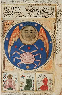 14th Prints: Moon in Cancer, 14th Century