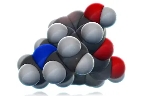 Atomic Prints: Morphine Molecular Model