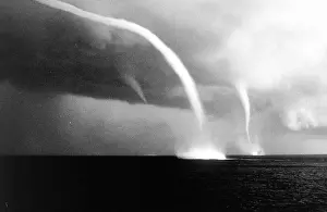 Strong Prints: Multiple Waterspouts