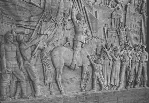 Sculpture Prints: Mussolini, haut-relief