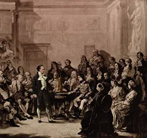 Count Prints: Napoleon and Alessandro Volta, Italian Physicist