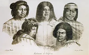 1800s Prints: Native American Converts, California