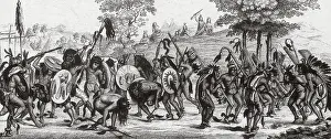 Dance Prints: Native American Indians, Tribal Dance